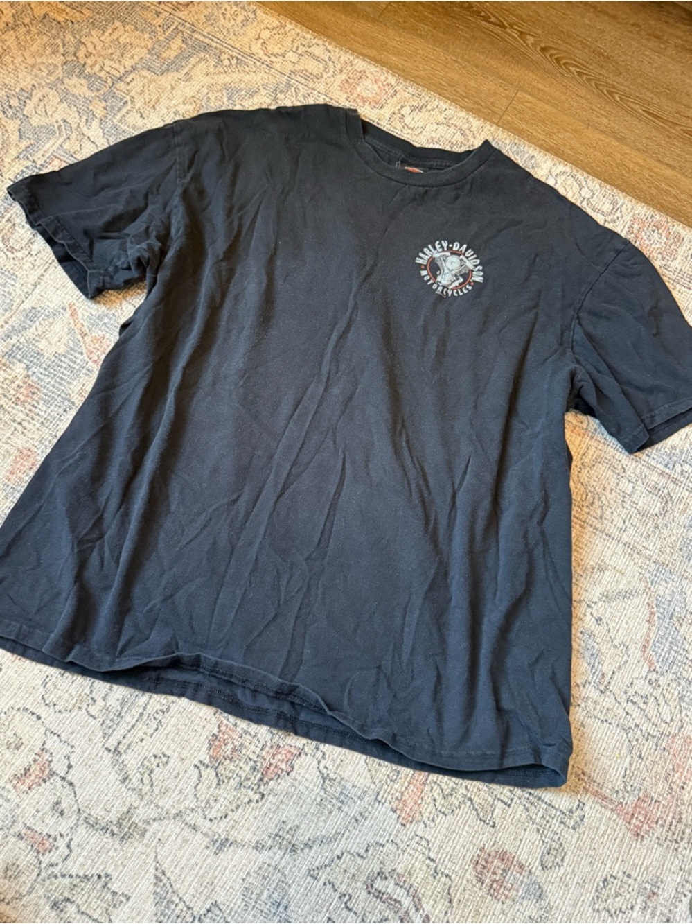 Harley-Davidson Black Short Sleeve Logo Tee